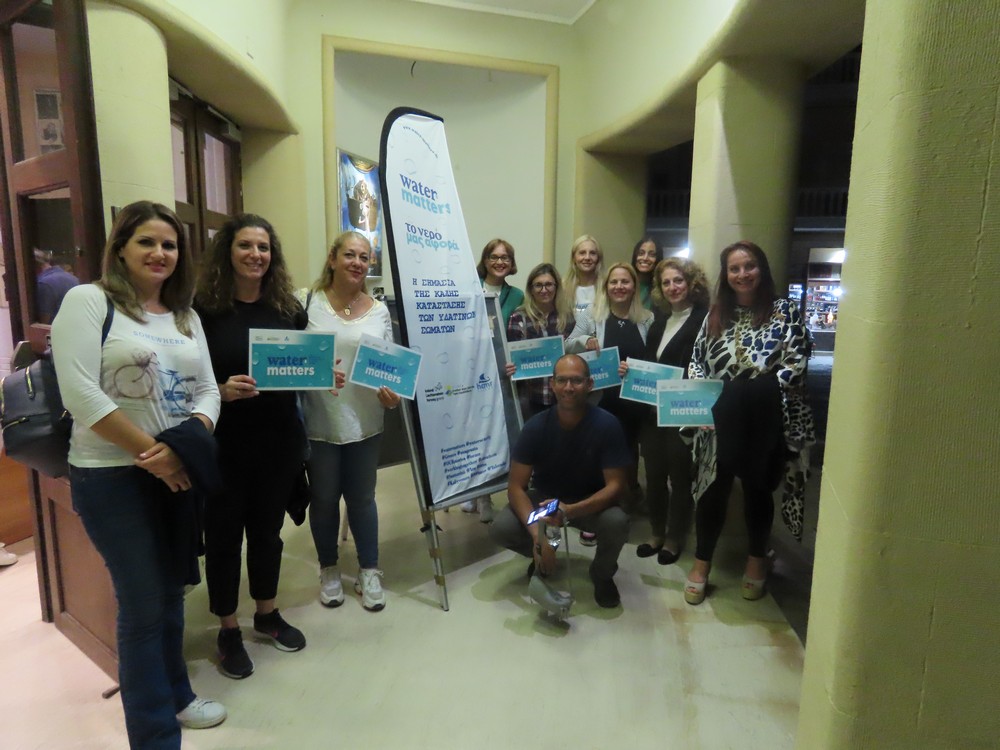 Snapshots from the fifth awareness campaign in Leros